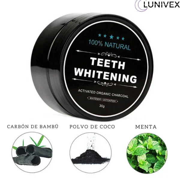 Blanqueador con carbón activo vegano + cepillo de bambú Almacen